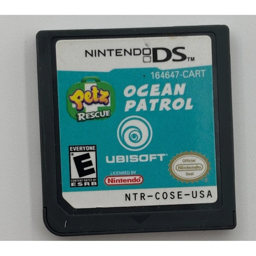 Petz Rescue:‎ Ocean Patrol DS Game - Tested/Works